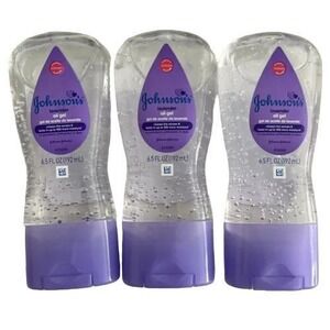 Johnson's Baby Oil Gel Lavender 6.5 Ounce (192ml) New 7 Sealed 3 Pack